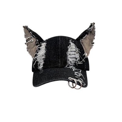Gorra de Béisbol Denim Lavado con Diseño Vintage - Image 5