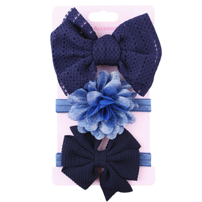 Diadema Floral para Bebé con Moño Decorativo - Image 4