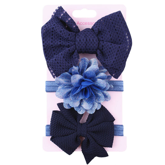 Diadema Floral para Bebé con Moño Decorativo - Image 4