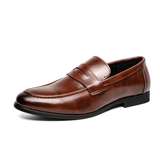 Zapatos de Cuero Minimalistas Punta Afilada Estilo Británico - Image 4