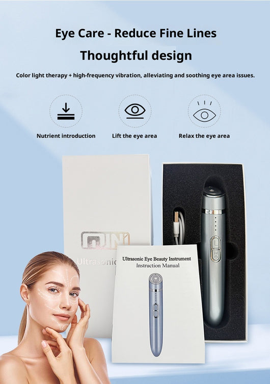 Dispositivo Ultrasónico de Lifting Facial con Tecnología EMS para el Contorno de Ojos - Image 17