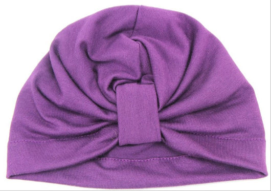 Gorro de Bebé con Nudo y Lazo - Tela Fina de Una Capa - Image 14