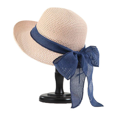 Sombrero de Playa Plegable con Moño para Mujer - Image 19