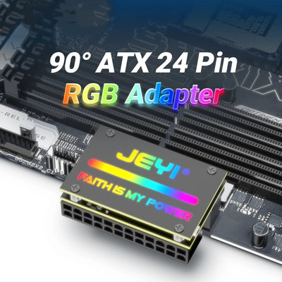 Conector ATX 24 Pines en Ángulo Recto para Fuente de Poder