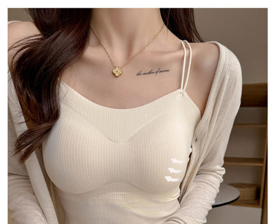 Top Camiseta con Tirantes y Sostén Integrado para Mujer - Image 8