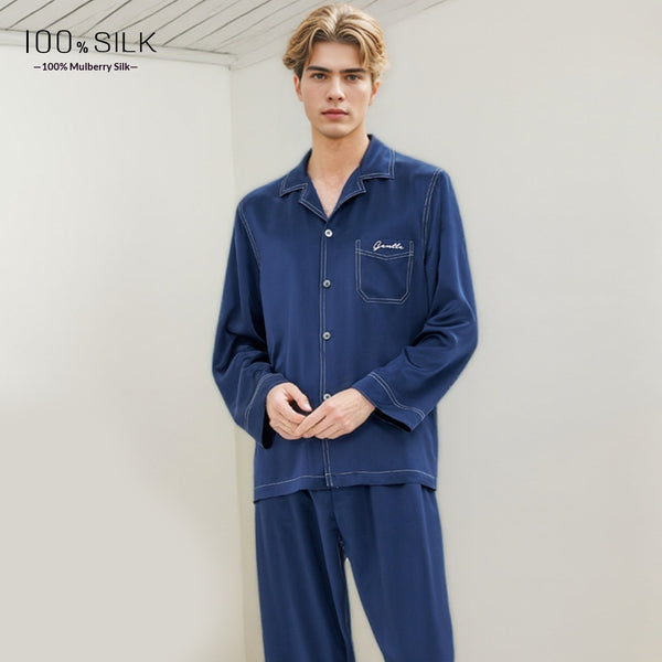 Pijamas de Seda Pesada Mumi para Hombre
