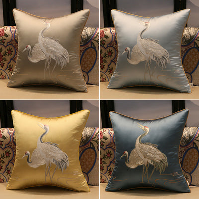 Funda de Almohada Decorativa Grúa sin Relleno para Cintura y Cabecera - Image 5