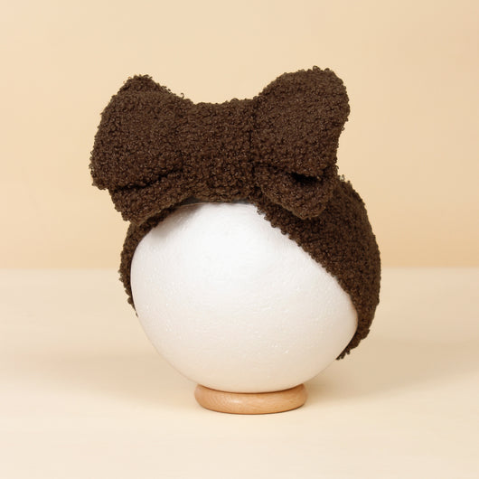 Diadema Infantil de Lana Polar con Lazo Doble Capa - Image 17