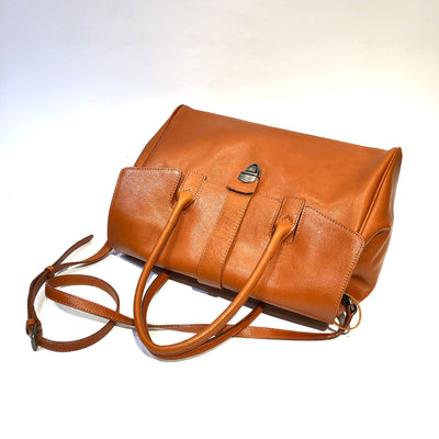 Bolso de Cuero Genuino Vintage Hecho a Mano - Curtido Vegetal Primera Capa - Image 8