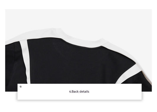 Camiseta Oversize de Verano con Textura Deconstruida y Corte Asimétrico - Image 17