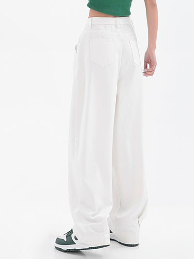 Pantalón Recto Cintura Alta Diseño Minimalista Tendencia Street Style - Image 10