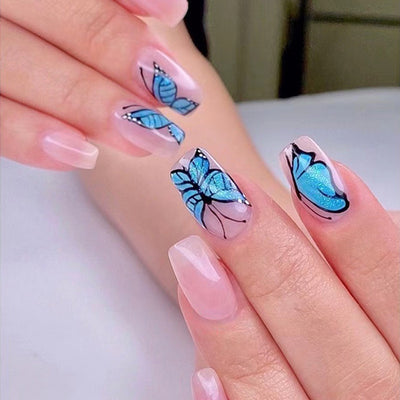 Uñas Postizas Love Milk Tea - Acabado Profesional Listo para Usar - Image 12