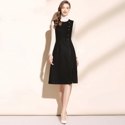 Vestido Slim Sin Mangas de Temperamento Elegante para Mujer - Image 7