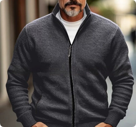 Suéter Grueso Forrado en Polar para Hombre - Diseño Moderno y Cálido - Image 8