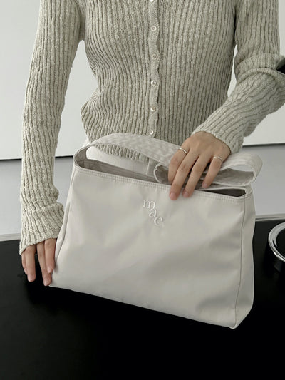 Bolsa de Lona Minimalista para Mujer - Diseño Clásico Versátil - Image 12