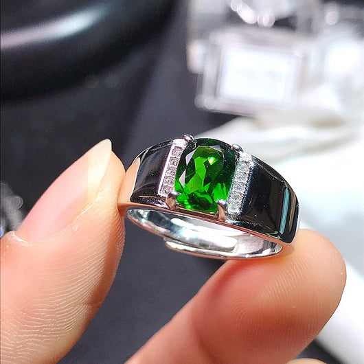 Anillo de Plata 925 con Diamante para Hombre - Image 3