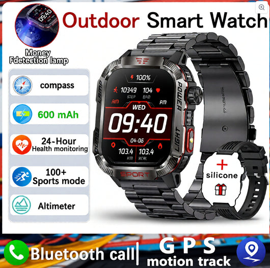 Reloj Inteligente Deportivo con Altímetro Barométrico y Llamadas Bluetooth - Image 6