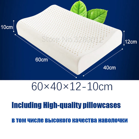 Almohada de Látex Natural Tailandés Ergonómica para Adultos - Image 5