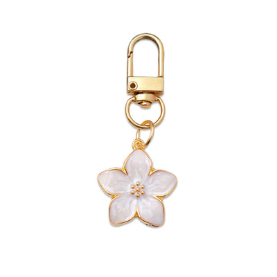 Dije Flor de Cerezo Iridiscente con Aceite Flotante - Accesorio Multiuso - Image 6