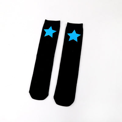 Calcetines Altos para Niños con Diseño de Estrella - Comodidad hasta la Rodilla - Image 4