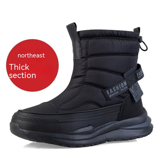Zapatos Casuales para Hombre de Algodón Impermeables con Forro de Lana Invernal - Image 7
