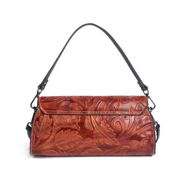 Bolso Multifuncional de Cuero Retro para Mujer
