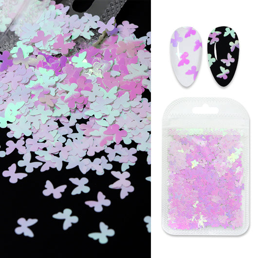 Secuencias de Cristal Mariposa para Uñas con Pegamento Profesional - Image 17