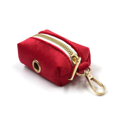 Collar y Correa para Mascotas en Terciopelo Rojo con Hebilla Dorada y Moño Navideño - Image 15