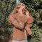 Chaqueta de Cuero Slim con Cuello de Piel - Abrigo Cálido de Botón Único para Mujer