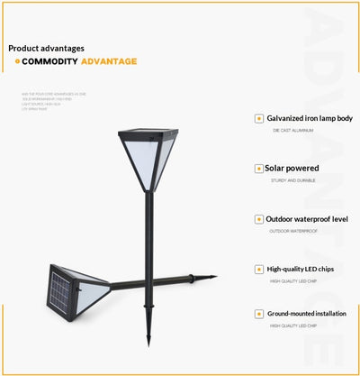 Luz Solar LED para Jardín - Diseño Minimalista Resistente al Agua - Image 8