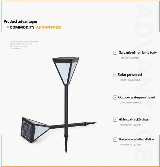 Luz Solar LED para Jardín - Diseño Minimalista Resistente al Agua - Image 8