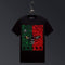 Playera Corta Lady Bee con Cristales Termoadheribles
