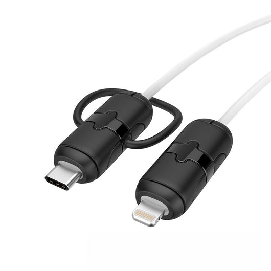 Cable de Datos Multiespecificación con Funda Protectora de Silicona y Correa de Almacenamiento - Image 11