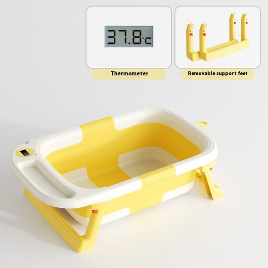 Bañera Plegable para Bebé 0-3 Años con Termómetro de Agua - Image 5