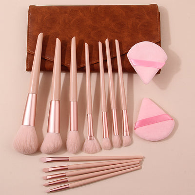 Set de 12 Brochas de Maquillaje Profesional Pelo Suave - Image 17