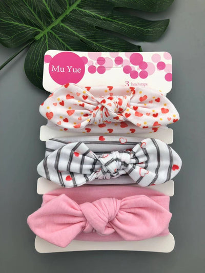 Set de 3 Diademas Infantiles con Moños Estampados - Image 18