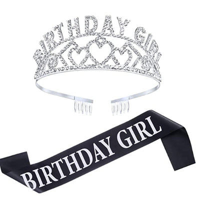 Corona Diamante Brillante para Fiesta de Cumpleaños - Set de Diadema Decorativa para Prom - Image 11