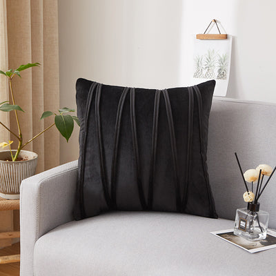 Funda de Almohada Terciopelo Plisada Premium para Sofá y Cabecera - Image 16