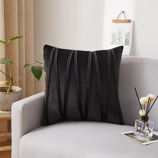 Funda de Almohada Terciopelo Plisada Premium para Sofá y Cabecera - Image 16
