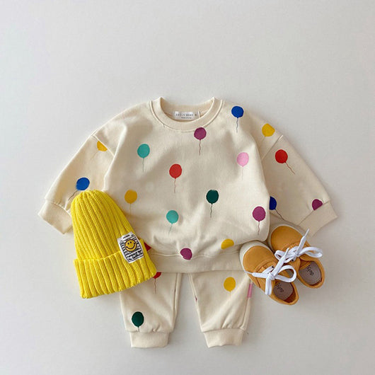 Conjunto de Abrigo Infantil Grueso - Sudadera y Pantalón - Image 4