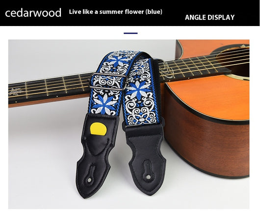 Correa de Guitarra de Cuero Artesanal - Diseño Personalizado para Guitarra Acústica y Eléctrica - Image 13