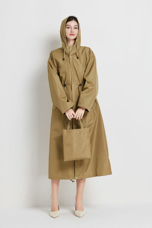 Gabardina Impermeable de Largo Medio para Mujer - Image 12