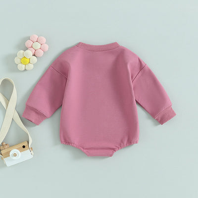 Blusa Infantil Estampado Floral con Letras y Mangas Largas - Image 9