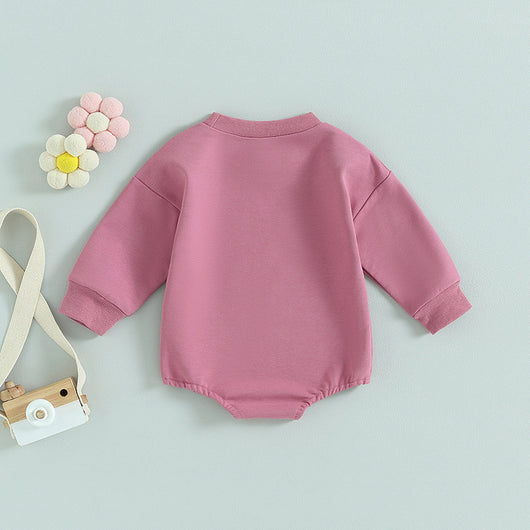Blusa Infantil Estampado Floral con Letras y Mangas Largas - Image 9