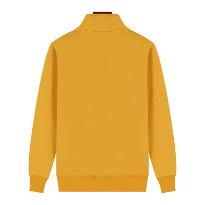 Chaqueta Suéter de Terciopelo Dorado Grabado con Cuello de Pie y Personalización - Image 19