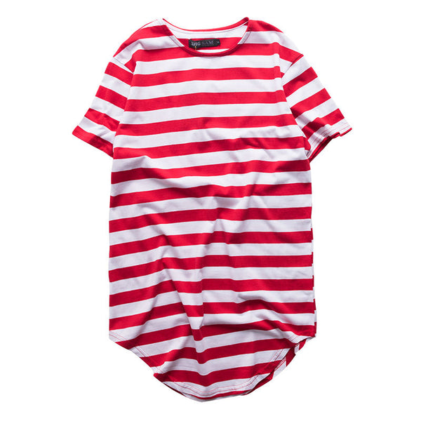 Playera Unisex de Rayas Cuello Redondo Largo - Estilo Mar y Alma - Image 8