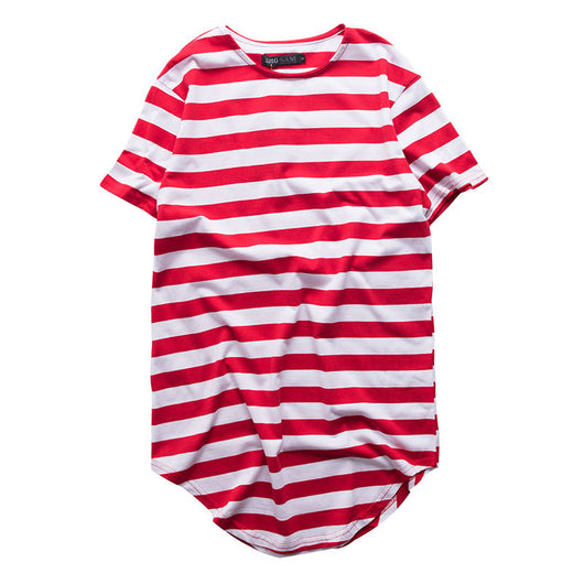 Playera Unisex de Rayas Cuello Redondo Largo - Estilo Mar y Alma - Image 8