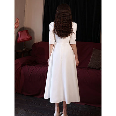 Falda Midi Blanca Elegante - Versátil para Eventos y Uso Diario - Image 5