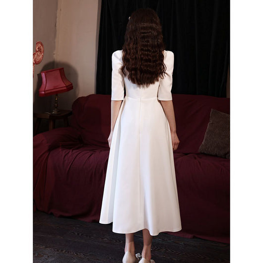 Falda Midi Blanca Elegante - Versátil para Eventos y Uso Diario - Image 5
