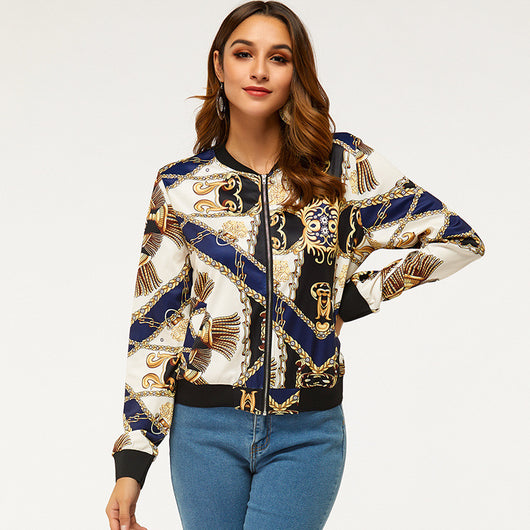 Chaqueta Entallada para Mujer con Cuello de Pie - Image 8